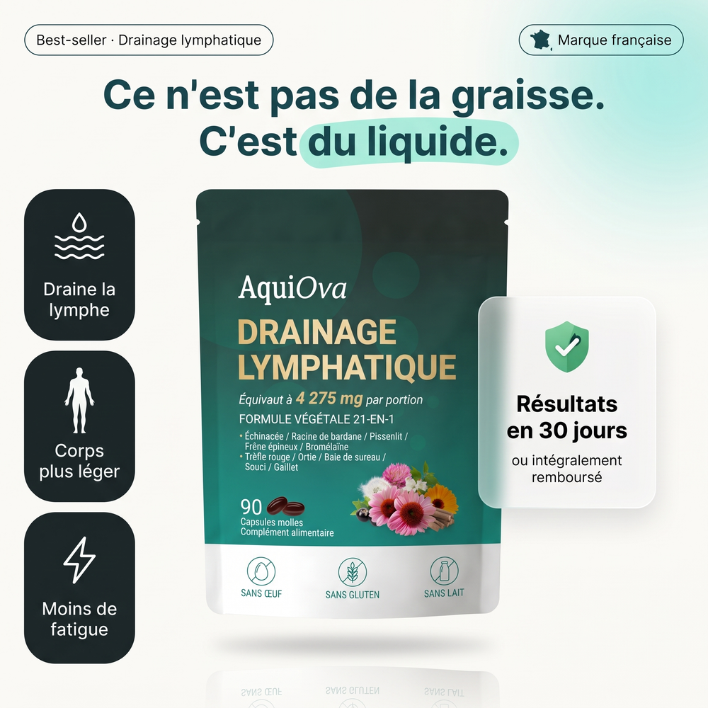 Ta poitrine molle n'est pas de la graisse. C'est du liquide.