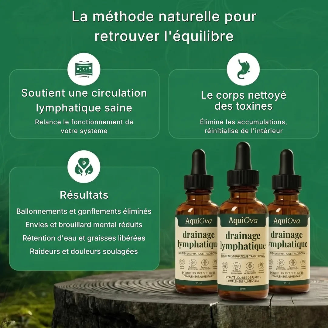 Gouttes| Drainage Lymphatique