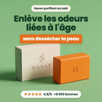 Enlève les odeurs liées à l'âge sans dessécher la peau