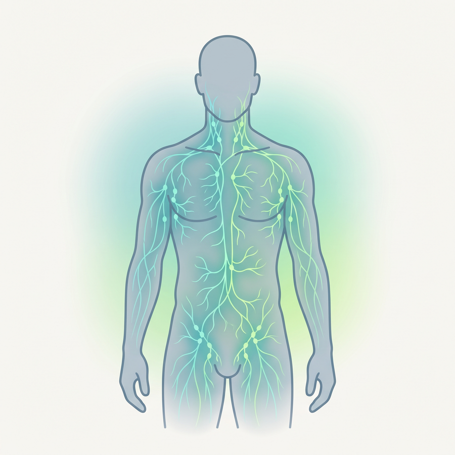 Le système lymphatique, en