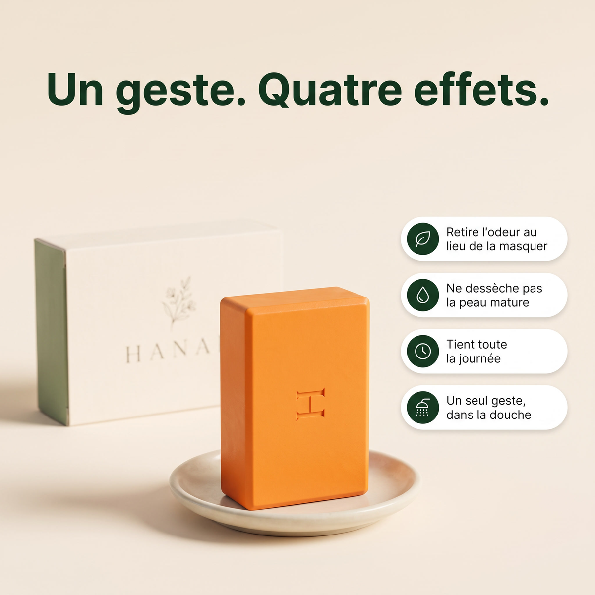 Un geste. Quatre effets.